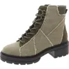 Rocket Dog Womens Canvas Combat & Lace-up Boots In Green