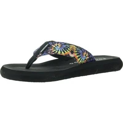 Rocket Dog Womens Slip On Summer Flip-flops In Multi