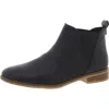 Rocket Dog Womens Stretch Faux Leather Chelsea Boots In Black