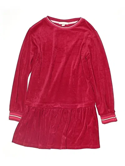 Pre-owned Rockets Of Awesome Kids' Dress In Burgundy