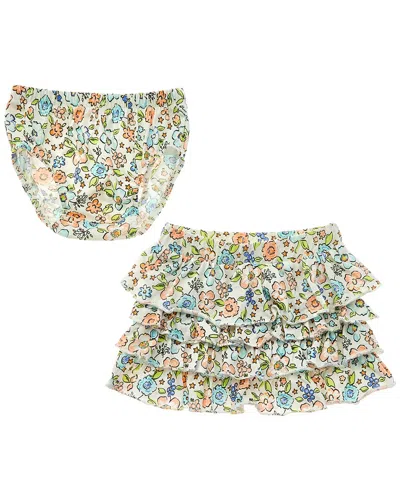 Rockets Of Awesome Kids'  Floral Ruffle Skirt In Multi