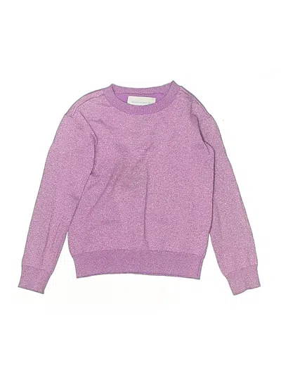 Pre-owned Rockets Of Awesome Kids' Long Sleeve T-shirt In Purple