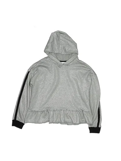 Pre-owned Rockets Of Awesome Kids' Pullover Hoodie In Silver