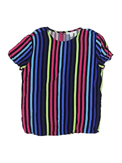 Pre-owned Rockets Of Awesome Kids' Short Sleeve Blouse In Black