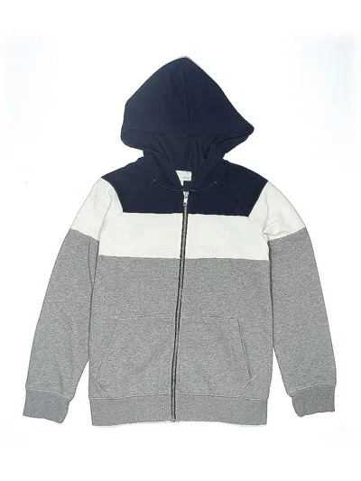 Pre-owned Rockets Of Awesome Kids' Zip Up Hoodie In Gray