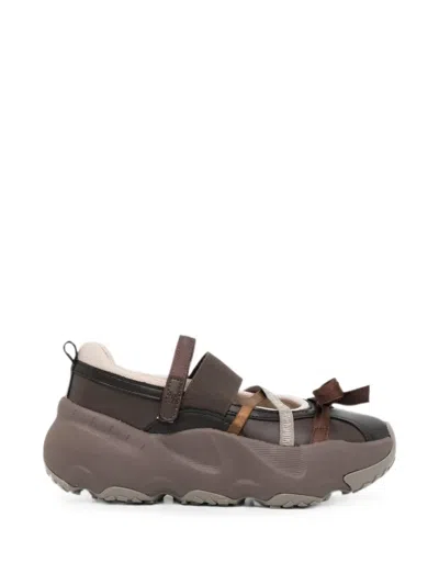 Rockfish Bow-detail Touch-strap Sneakers In Brown