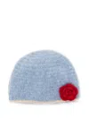 Rockfish Flower-patch Beanie Hat In Blue