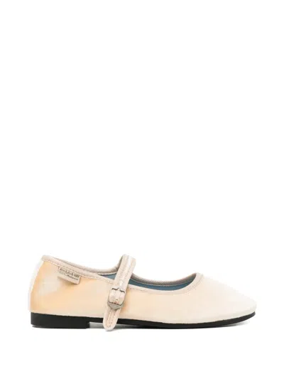 Rockfish Mary Jane Ballet Flats In Neutral