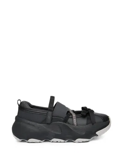 Rockfish Puffin Ribbon Banding Touch-strap Sneakers In Black