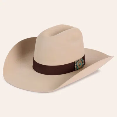 Rockin' C Women's Alyssa Silverbelly Cattleman Crown Fashion Cowboy Hat In Silver Belly