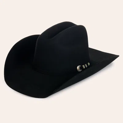 Rockin' C Women's Black Short Crown Felt Cowboy Hat
