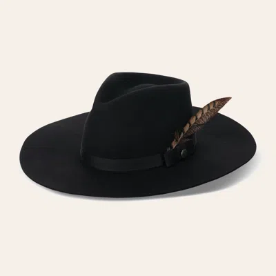 Rockin' C Women's Black With Black Grosgrain Ribbon Western Hat