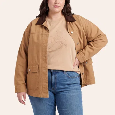 Rockin' C Women's Brown Canvas Barn Coat