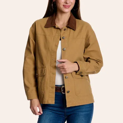 Rockin' C Women's Brown Canvas Barn Coat