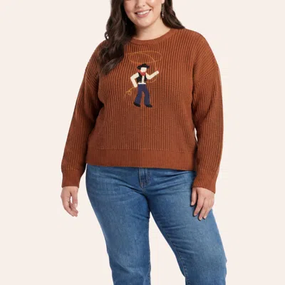 Rockin' C Women's Camel Cowboy Sweater