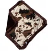 Rockin Royalty Giddy Up Cuddle Blanket In Brown In Multi