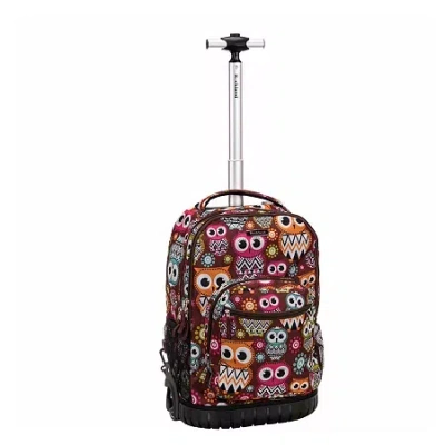 Rockland 19" Wheeled Backpack In Brown