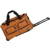 Rockland 22" Rolling Duffel Bag In Orange