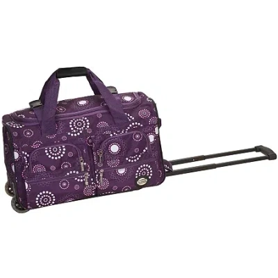 Rockland 22" Rolling Duffel Bag In Purple