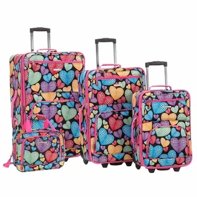 Rockland Expandable 4-pc. Luggage Set In Multi