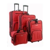 Rockland Journey 4-pc. Softside Luggage Set In Red