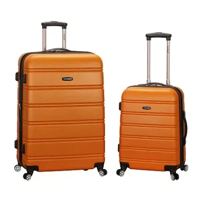 Rockland Melbourne 2-pc. Hardside Spinner Luggage Set In Orange