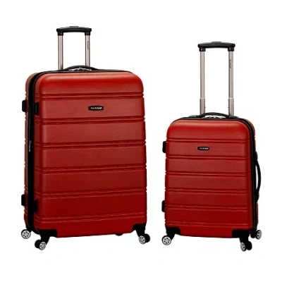 Rockland Melbourne 2-pc. Hardside Spinner Luggage Set In Red