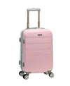 Rockland Melbourne 20" Hardside Carry-on Spinner In Two-toned Pink  Mint
