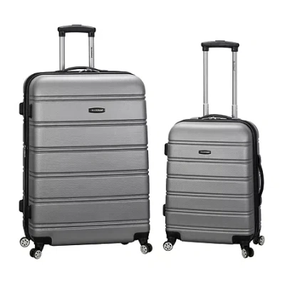 Rockland Melbourne 2-pc. Hardside Spinner Luggage Set In Gray