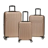 Rockland Pista Abs Non Expandable 3-pc. Hardside Lightweight Luggage Set In Sand