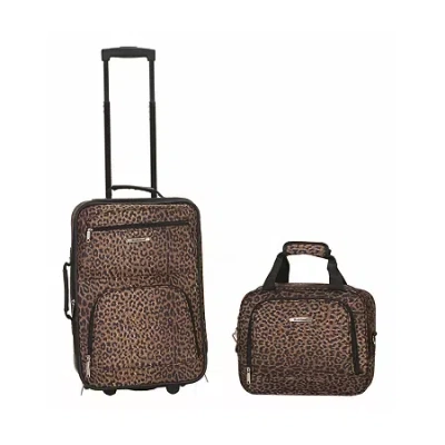 Rockland Rio 2-pc. Softside Luggage Set In Brown