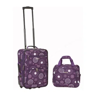Rockland Rio 2-pc. Softside Luggage Set In Purple