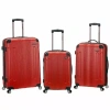 Rockland Sonic 3-pc. Hardside Luggage Set In Red