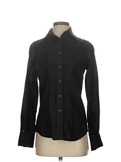 Pre-owned Rockmount Ranch Wear Long Sleeve Blouse In Black