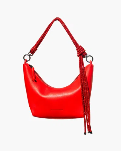 Rocknot Women's Hezi Leather Shoulder Bag In Red