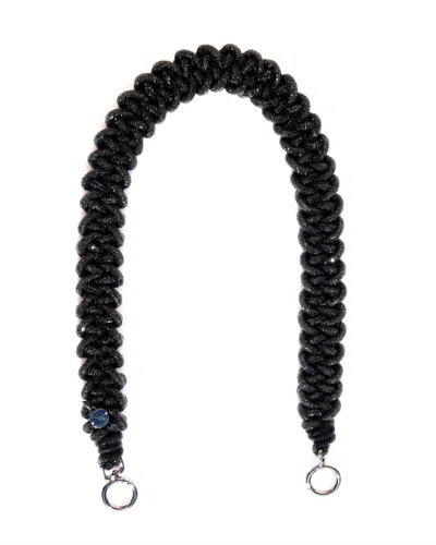 Rocknot Women's Lace Shoulder Strap In Jet Black