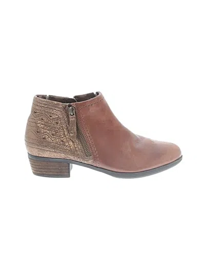 Pre-owned Rockport Ankle Boots In Brown