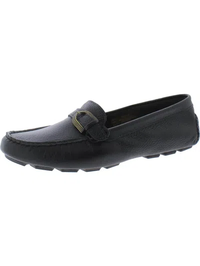 Rockport Bayview Rib Loafer Womens Leather Loafers In Black