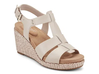 Rockport Belle Wedge Sandal In Brown