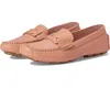 Rockport Blara Loafersdusty Rose Leather Casual Slip-on Flats Gal507 In Multi