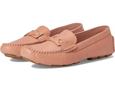ROCKPORT BLARA LOAFERSDUSTY ROSE LEATHER CASUAL SLIP-ON FLATS GAL507