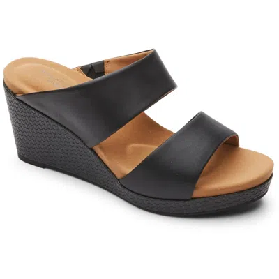 Rockport Briah Ii Slide Womens Wedge Open Toe Wedge Sandals