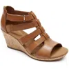 Rockport Briah Womens Leather Caged Wedges