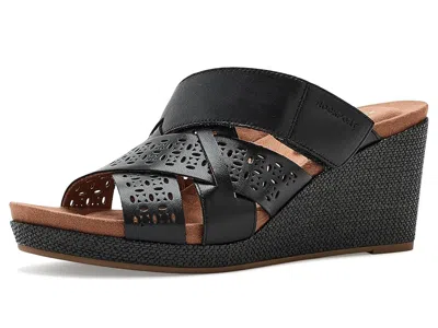 Rockport Britta Women's Wedge Shoes Black Leather: 11 M (b) In Multi
