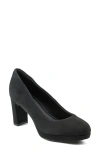 Rockport Carmen Pump In Black Suede