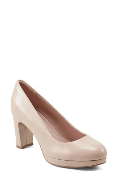 Rockport Carmen Pump In Light Natural Leather