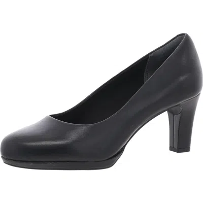 Rockport Ch2350100317 Womens Padded Insole Leather Pumps In Black