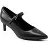 Rockport Women's Chase Mary Jane Pointed-toe Pumps In Black