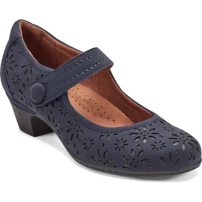 Rockport Cobb Hill Alesia Mary Jane Pump In Blue
