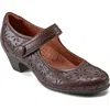 Rockport Cobb Hill Alesia Mary Jane Pump In Dark Red